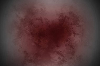 Siyah arka planda bir kan lekesi.