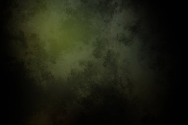 yeşil ve siyah bir arkaplan ve saat