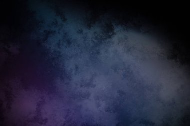 Koyu mavi ve mor bir arka plan ve soluk bir etki