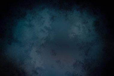 Dairesel tasarımı olan koyu mavi bir arkaplan