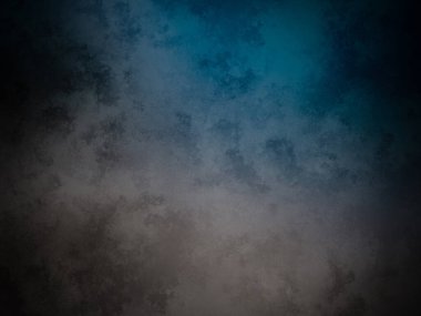 Beyaz ve siyah saati olan mavi ve siyah bir arkaplan