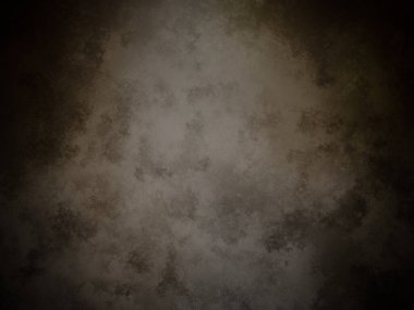 Siyah arkaplanı olan karanlık ve kirli bir duvar.