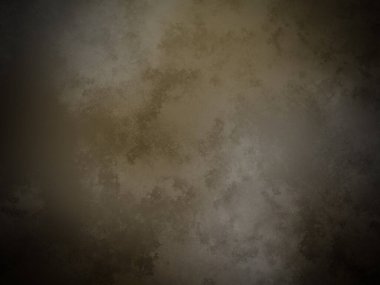 Üzerinde saat olan karanlık ve kirli bir duvar.