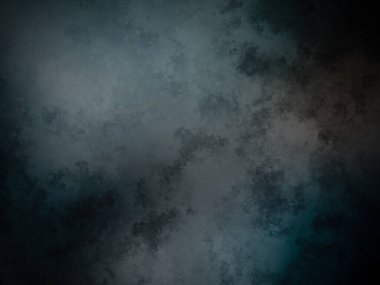 Koyu mavi ve siyah arkaplan, beyaz ve siyah saat.