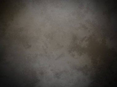 Siyah arkaplanı olan karanlık ve kirli bir duvar.