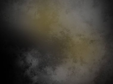 Sarı ve siyah arkaplanlı siyah beyaz bir fotoğraf.