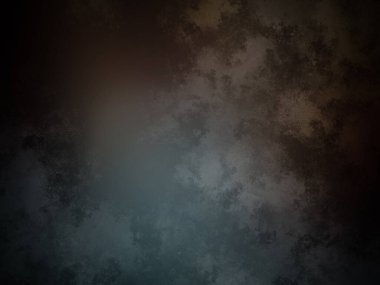 Koyu ve kirli bir arka plan, kırmızı ve mavi renkli.