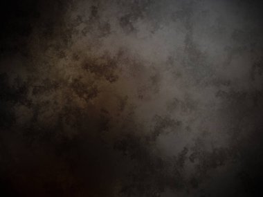 Siyah arkaplanı olan karanlık ve kirli bir duvar.