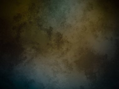 koyu ve kirli bir arka plan, mavi ve yeşil renkli.