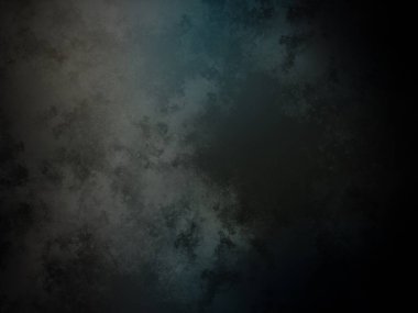 Siyah beyaz saati olan koyu mavi ve siyah bir arkaplan.