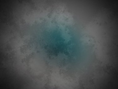 Karanlık bir odada mavi bir daire.