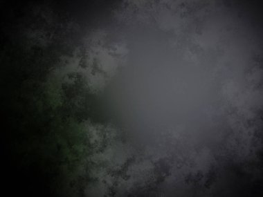 Karanlık ve sisli bir arka plan ve gökyüzünde uçan bir uçak.