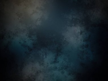 Koyu mavi ve siyah arkaplan ve beyaz saat.