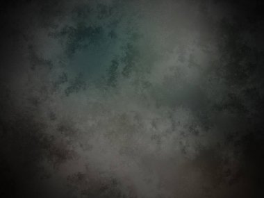 Koyu yeşil ve siyah bir arka plan ve mavi bir daire.