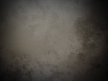 Siyah arkaplanı olan karanlık ve kirli bir duvar.