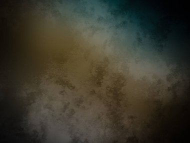 Koyu ve kirli bir arka plan, mavi ve sarı renkli.