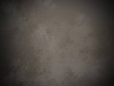 Duvarı ve saati olan karanlık bir oda.