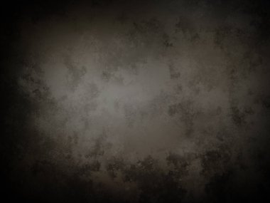 Siyah arkaplanı olan karanlık, kirli bir duvar.