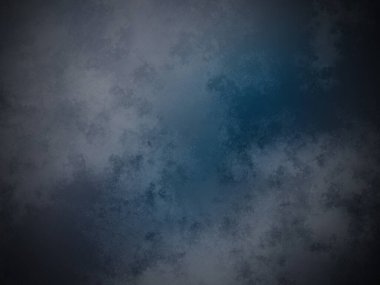 Koyu mavi bir arkaplan ve desenli