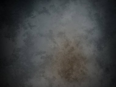 Siyah arkaplanı olan karanlık ve kirli bir duvar.