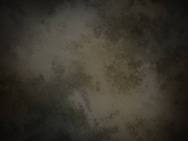 Siyah arkaplanı olan karanlık ve kirli bir duvar.