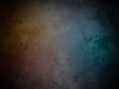 Koyu mavi ve turuncu bir arka plan ve soluk bir etki