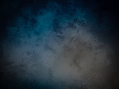 Beyaz ve siyah saati olan mavi ve siyah bir arkaplan