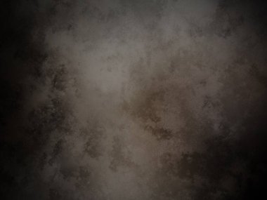 Siyah arkaplanı olan karanlık ve kirli bir duvar.