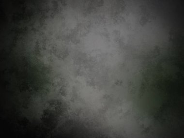 Koyu yeşil ve siyah bir arka plan, beyaz ve siyah bir saat.