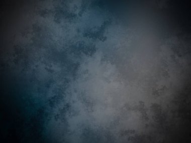 Koyu mavi ve siyah arkaplan, beyaz ve siyah saat.