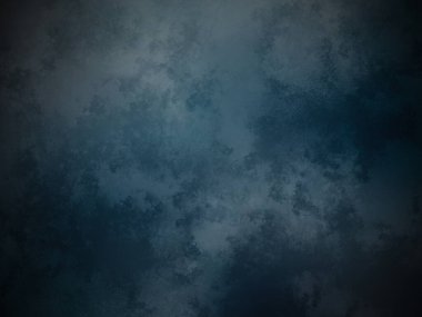 Koyu mavi bir arkaplan ve desenli