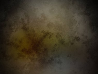 Koyu ve kirli bir arka plan, sarı ve kahverengi.