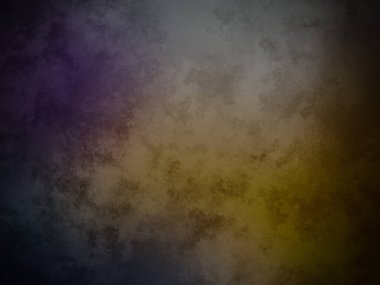 koyu renkli bir arka plan, sarı ve mor renkli.