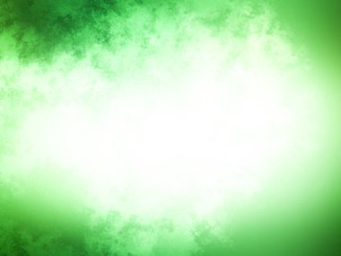 Bulanık ışıklı yeşil ve beyaz bir arkaplan