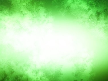 Ortasında ışık olan yeşil bir arkaplan