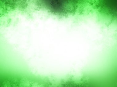 Siyah beyaz saati olan yeşil ve beyaz bir arka plan.