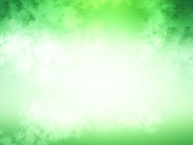 Bulanık gökyüzü ile yeşil ve beyaz bir arkaplan