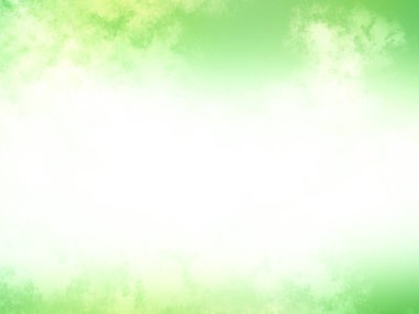 Bulanık gökyüzü ile yeşil ve beyaz bir arkaplan