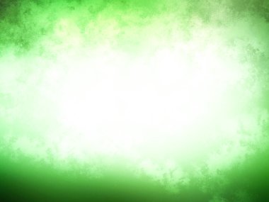 Bulanık ışıklı yeşil ve beyaz bir arkaplan