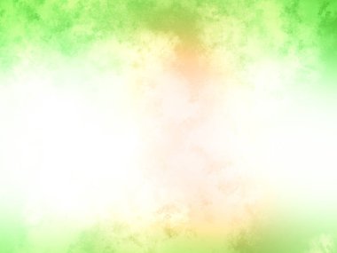 Beyaz ve kırmızı kenarlı yeşil ve turuncu bir arkaplan