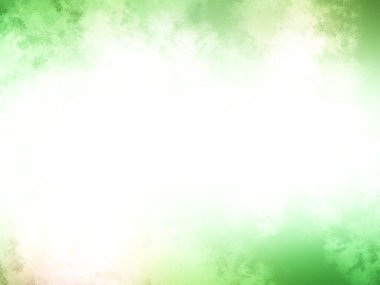 Bulanık efektli yeşil ve beyaz bir arkaplan