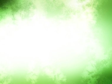 Yeşil ve beyaz bir arkaplan ve bulanık bir tenis oyuncusu görüntüsü.