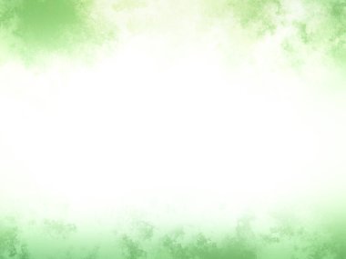 Gökyüzü ve bulutları olan yeşil ve beyaz bir arkaplan