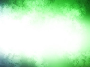 Beyaz kenarlı yeşil ve mavi bir arkaplan