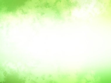 Gökyüzü ve bulutları olan yeşil ve beyaz bir arkaplan