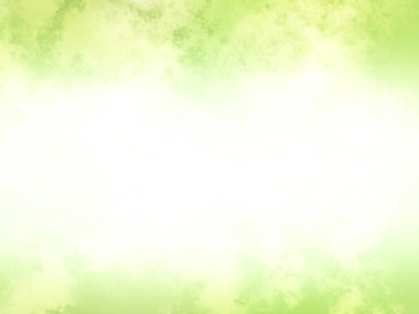 Gökyüzü ve bulutları olan yeşil ve beyaz bir arkaplan