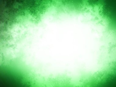 Yeşil ve beyaz arka plan ve ışık