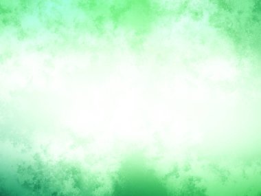 Gökyüzü ve bulutları olan yeşil ve beyaz bir arkaplan