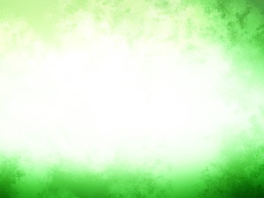 Bulanık efektli yeşil ve beyaz bir arkaplan