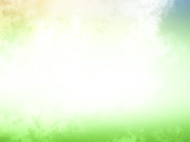 Beyaz ve mavi gökyüzü ile yeşil ve sarı bir arkaplan